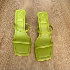 Cute Zara Heeled Sandals size 38